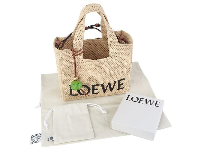 Loewe Charm per borsa Raffia Font Small Flower Bag Charm - vista 8
