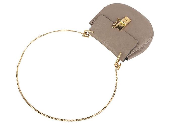 Chloé Borsa a tracolla Drew Small con catena dorata - vista 4