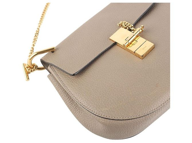 Chloé Borsa a tracolla Drew Small con catena dorata - vista 5
