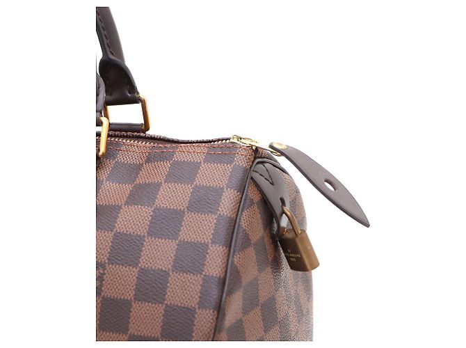 Louis Vuitton Speedy 30 Tote Bag Damier Ebene - vista 5