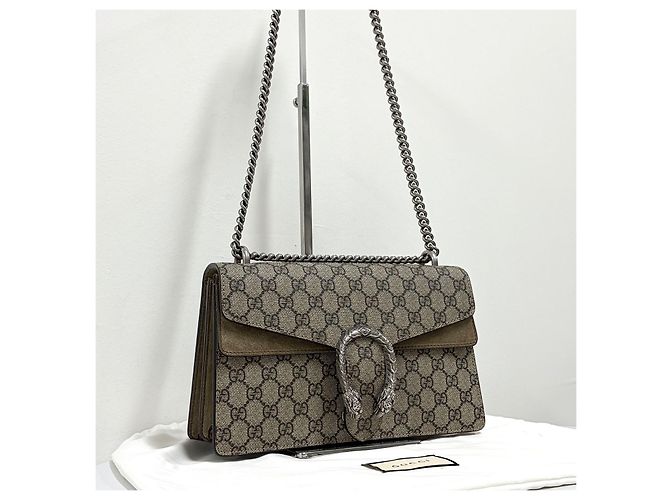 Gucci Borsa a tracolla Dionysus GG Supreme con catena - vista 6