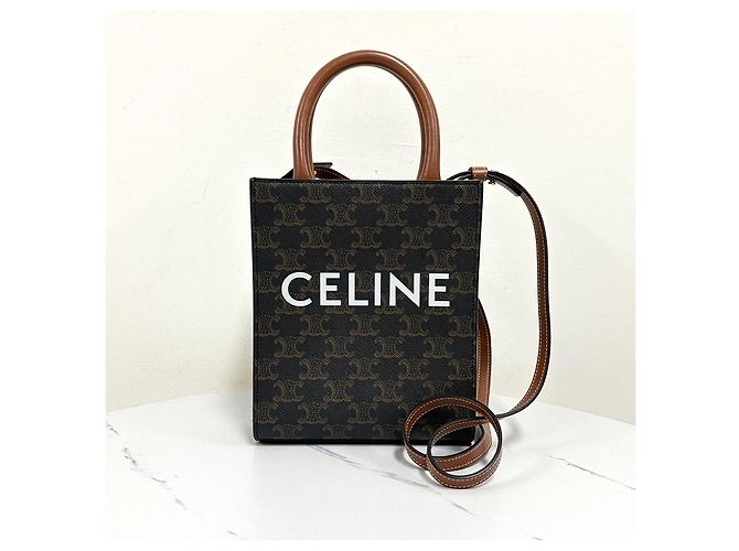 Céline Triope Cabas Mini Crossbody Bag - Ansicht 7