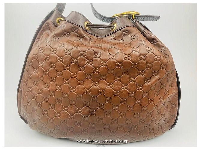 Gucci Borsa a tracolla Around Seema Gold Big Shoulder Bag - vista 2