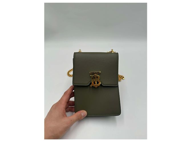 Burberry Mini Borsa Robin Cross con Catena Dorata - vista 2