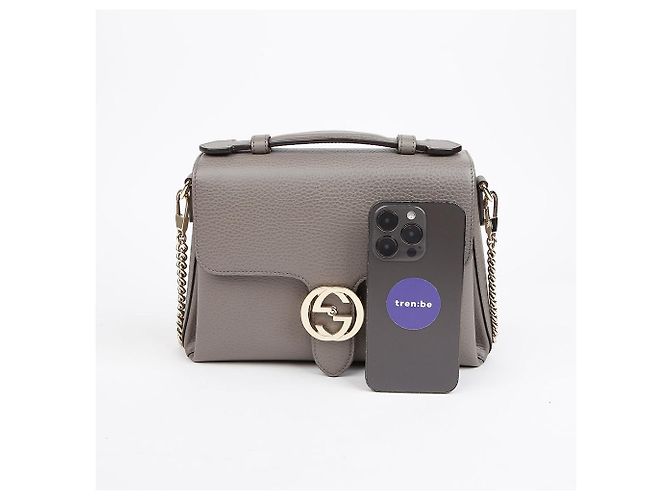 Gucci mala de ombro tote com pegas entrelaçadas - vista 9