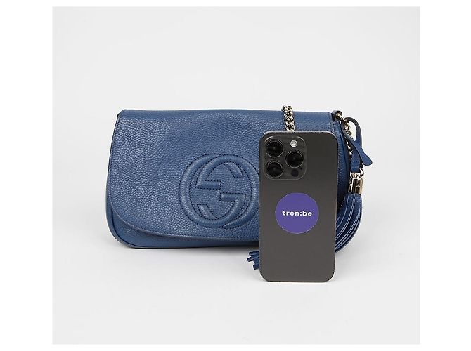 Gucci Borsa a Tracolla e Spalla con Nappine - vista 9