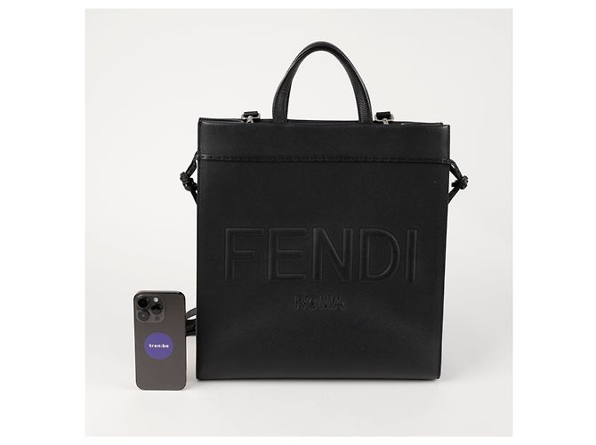 Fendi Medium Shopper Tote Schultertasche - Ansicht 9