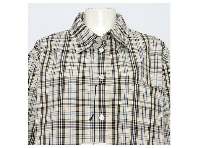 Bottega Veneta Camisa de algodón a cuadros para mujer - vista 2