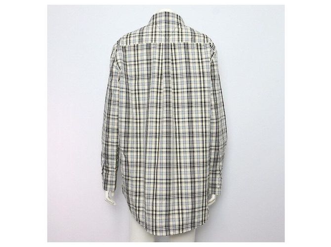 Bottega Veneta Camisa de algodón a cuadros para mujer - vista 4