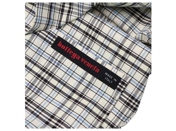 Bottega Veneta Camisa de algodón a cuadros para mujer - vista 7