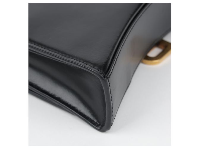 Balenciaga Mini Borsa a Spalla con Catena Nera - vista 10