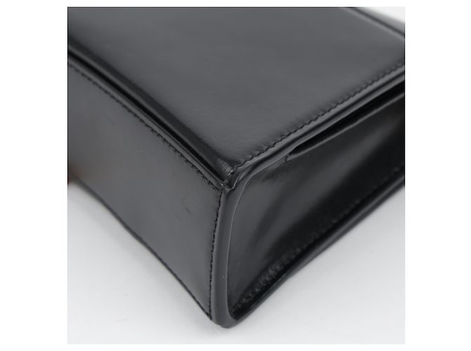 Balenciaga Mini Borsa a Spalla con Catena Nera - vista 11