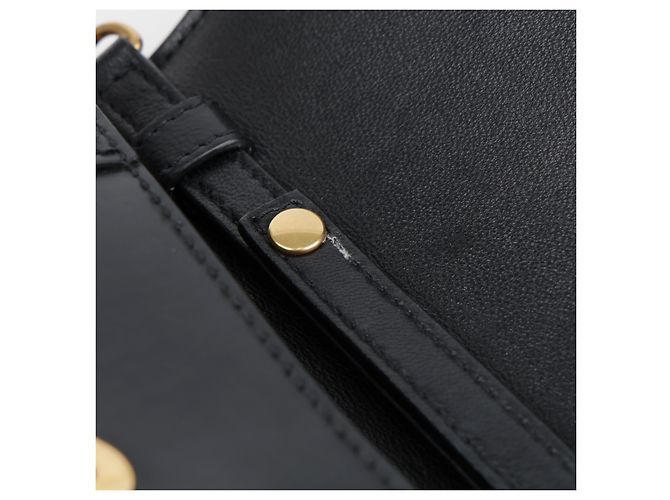 Balenciaga Mini Borsa a Spalla con Catena Nera - vista 16