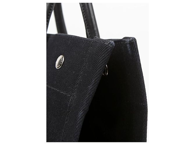 Autre Marque Sac cabas en toile Logo Noir - vue 8