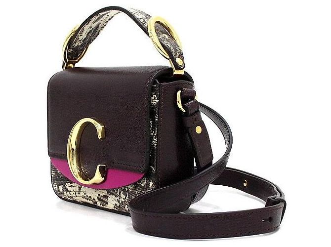Chloé Python Leder Tote Bag und Shoulder Crossbody Bag - Ansicht 2