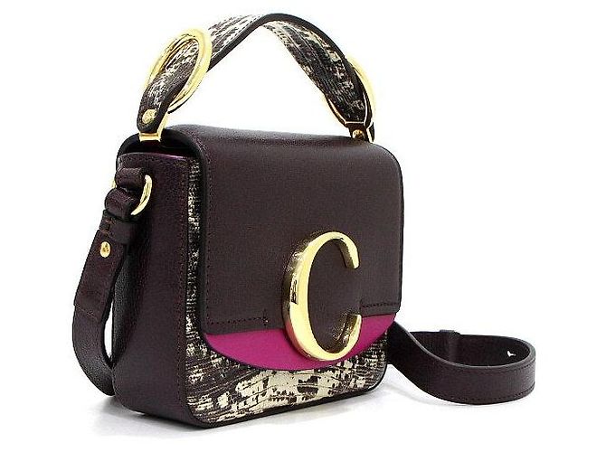 Chloé Python Leder Tote Bag und Shoulder Crossbody Bag - Ansicht 3