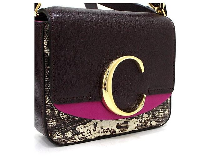 Chloé Python Leder Tote Bag und Shoulder Crossbody Bag - Ansicht 9