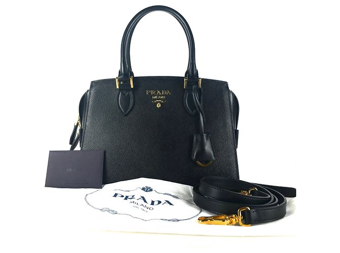Prada Borsa Tote Saffiano Borsa a Tracolla - vista 6