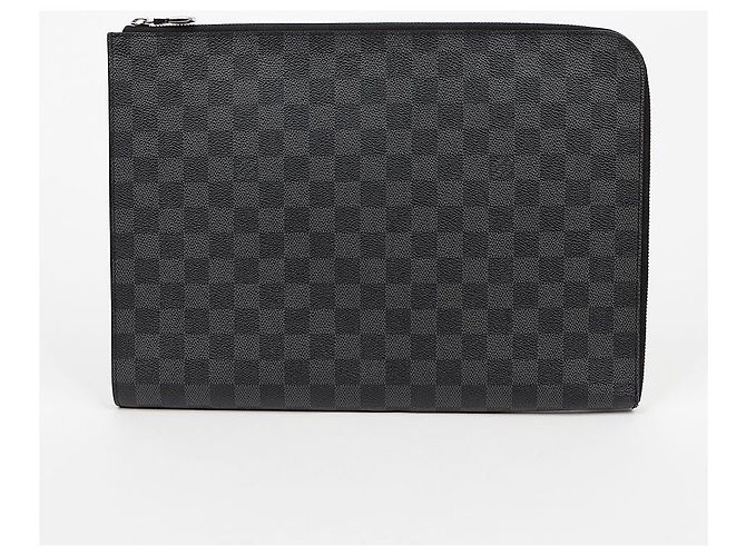 Louis Vuitton Pochette Jour GM Damier Graphite Clutch - view 2