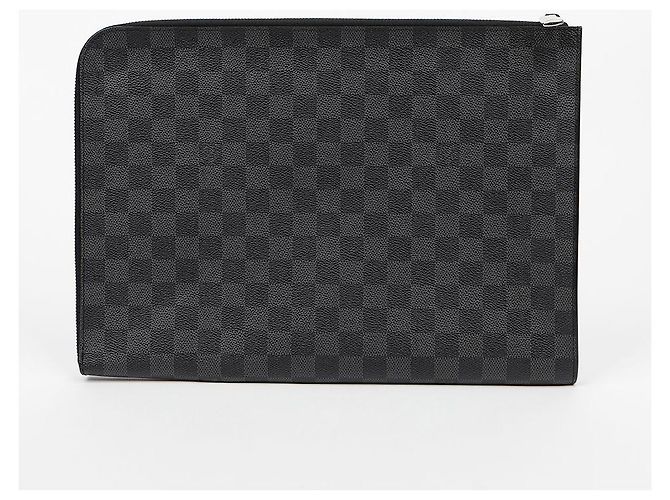 Louis Vuitton Pochette Jour GM Damier Graphite Clutch - view 3