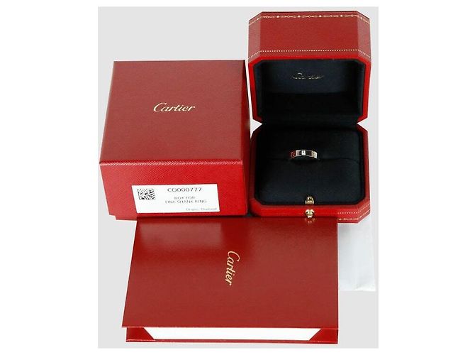Cartier Anel Love em ouro branco e diamantes - vista 6