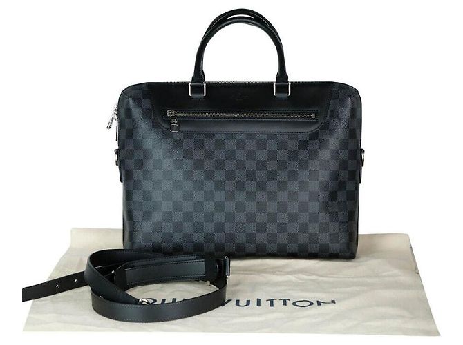 Louis Vuitton Borsa Tote e Crossbody Damier Porte Document Jour - vista 6