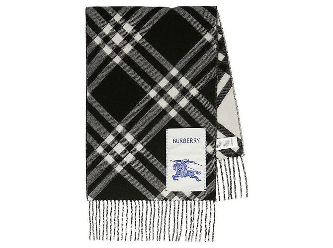 Burberry [Limited Pieces] Sciarpa in cashmere a quadri (Unisex) - vista 2