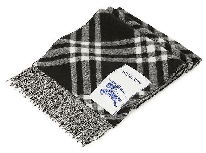Burberry [Limited Pieces] Sciarpa in cashmere a quadri (Unisex) - vista 3