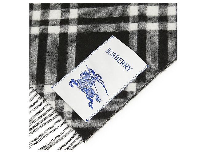 Burberry [Limited Pieces] Sciarpa in cashmere a quadri (Unisex) - vista 6