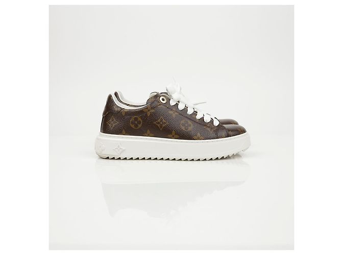 Louis Vuitton Sapatilhas Timeout em canvas Monogram - vista 2