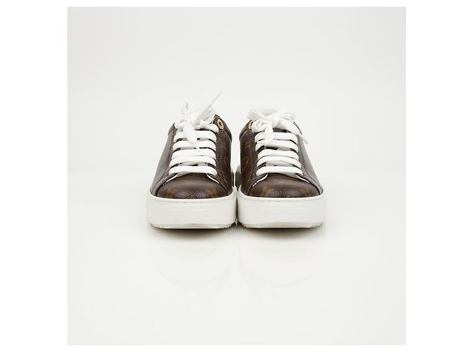 Louis Vuitton Sapatilhas Timeout em canvas Monogram - vista 3