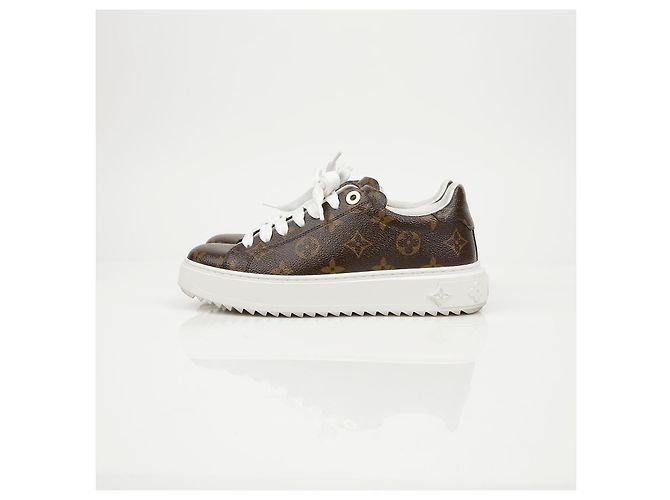 Louis Vuitton Sapatilhas Timeout em canvas Monogram - vista 4