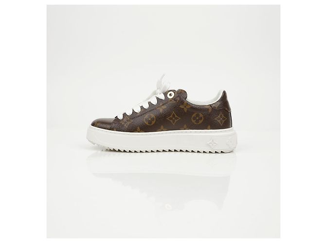 Louis Vuitton Sapatilhas Timeout em canvas Monogram - vista 7