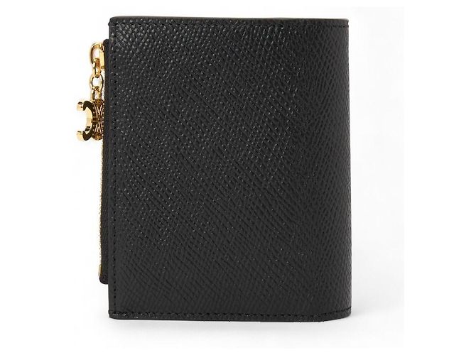 Céline Carteira compacta com fecho Triomphe Charm para mulher - vista 3
