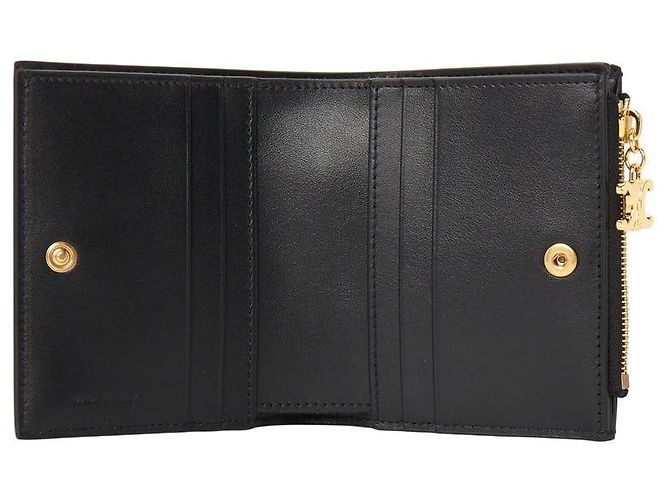 Céline Carteira compacta com fecho Triomphe Charm para mulher - vista 6