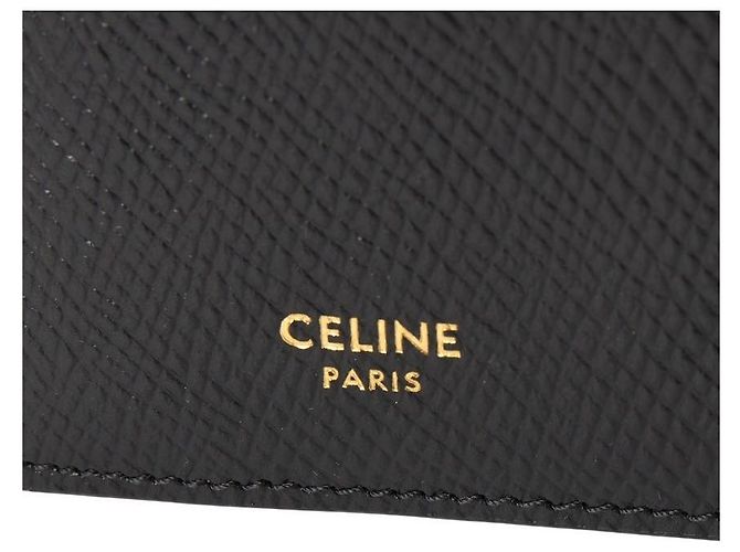 Céline Carteira compacta com fecho Triomphe Charm para mulher - vista 7