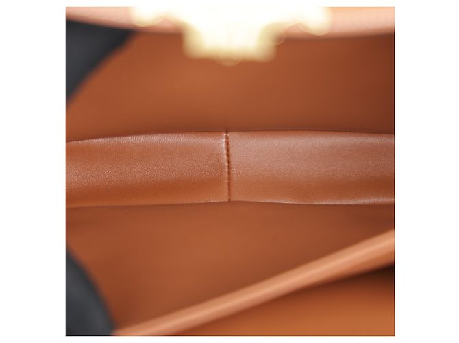 Céline Borsa a tracolla Classic Triomphe Canvas Tan - vista 17