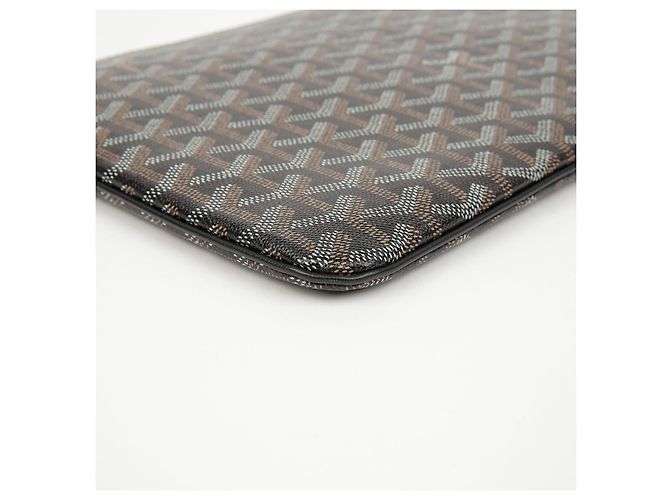 Goyard Clutch Sena MM Black Tan - vista 6
