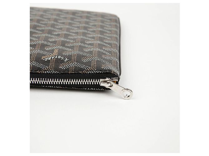 Goyard Clutch Sena MM Black Tan - vista 8