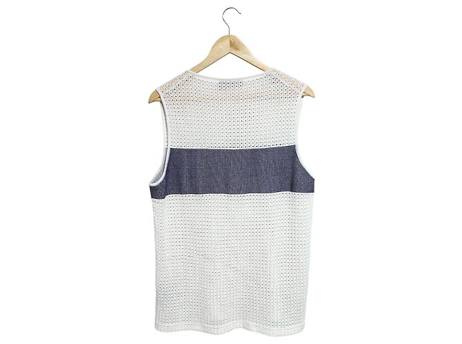 Débardeur en mesh Dior blanc - vue 2