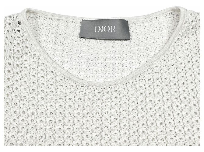 Débardeur en mesh Dior blanc - vue 4