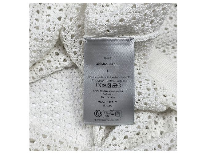 Débardeur en mesh Dior blanc - vue 5