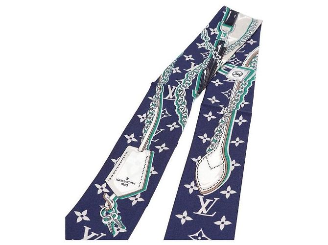 Louis Vuitton Ultimate Monogram Bandana Blue Marine Schal - Ansicht 5