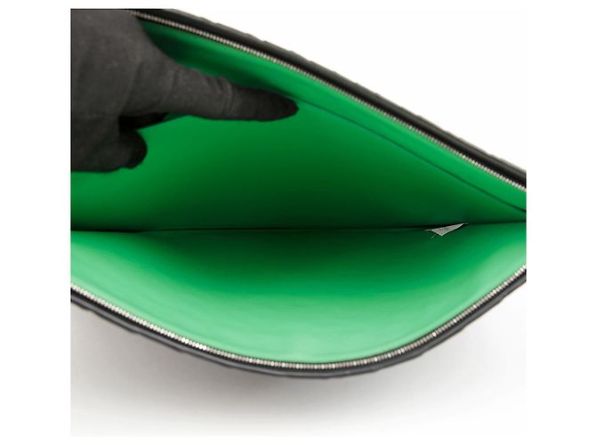 Bottega Veneta Clutch Document Intrecciato Black - vista 9