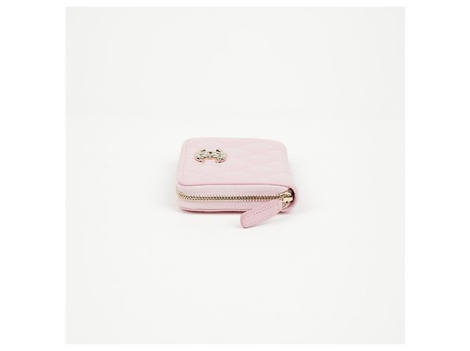 Chanel Portacarte con zip Logo - vista 4