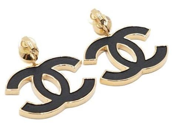 Chanel Boucles d'oreilles pendantes à clip en métal Season - vue 4