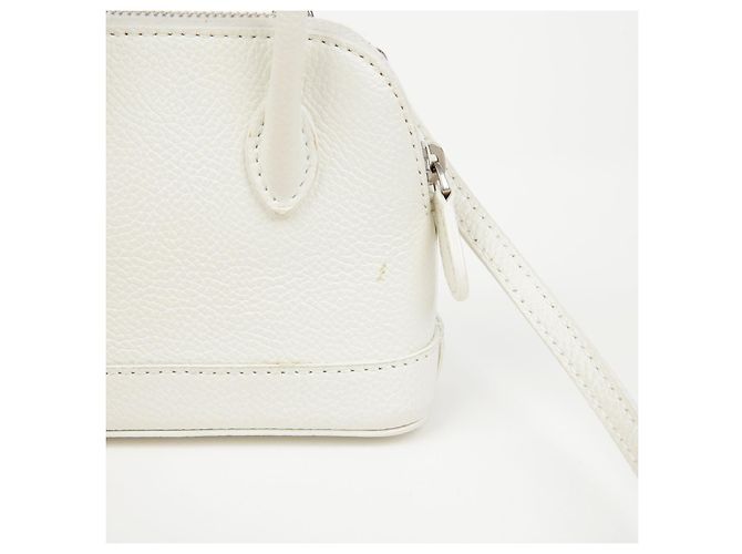 Balenciaga Mini Lederhandtasche Weiß - Ansicht 4