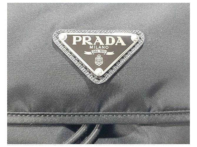 Mochila Prada de nylon negra - vista 3