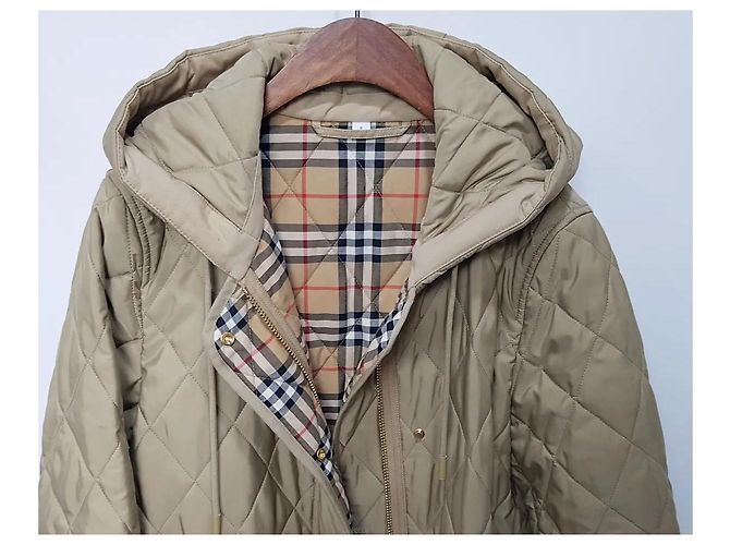 Burberry Abrigo con capucha acolchado de diamante - vista 3