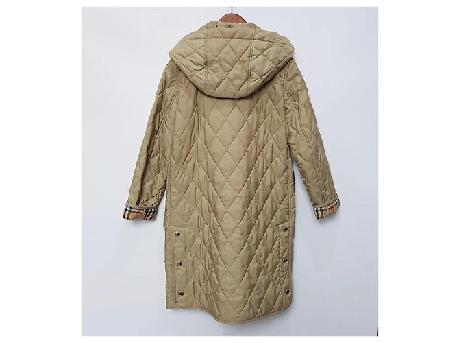 Burberry Abrigo con capucha acolchado de diamante - vista 6